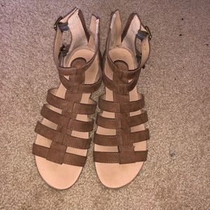 Brown Strappy Sandals